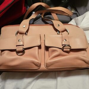 Fossil Cream and Peach Leather Interior